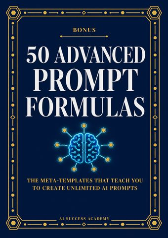 50 Advanced Prompt Formulas cover